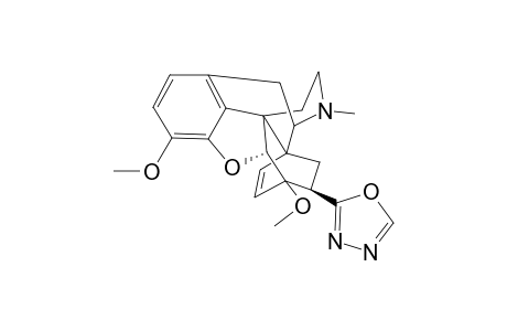 7b-(1,3,4-Oxadiazol-2-yl)-6,14-endo-etheno-6,7,8,14-tetrahydro-thebaine