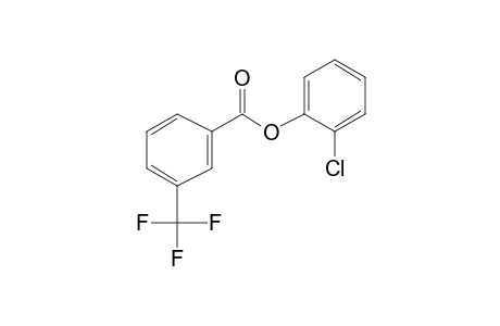 3-Trifluoromethylbenzoic acid, 2-chlorophenyl ester