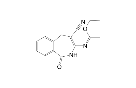 N-(4'-Cyano-1',2'-dihydro-1'-oxodihydro-5H-[2]-benzazepin-3'-yl)-(ethoxy)acetimide