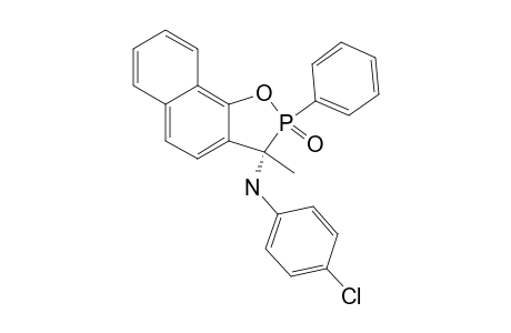 CIS-3-METHYL-3-[N-(4'-CHLOROPHENYL)-AMINO]-2-PHENYLNAPHTHO-[1,3-D]-1,2-OXAPHOSPHOLE-2-OXIDE