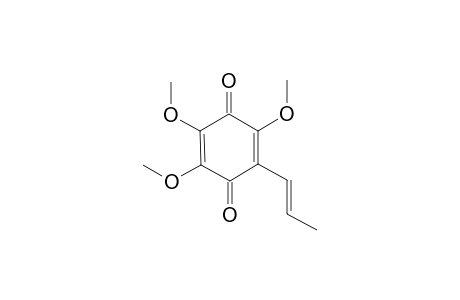 2,3,5-TRIMETHOXY-6-(1-PROPENYL)-2,5-CYCLOHEXADIENE-1,4-DIONE