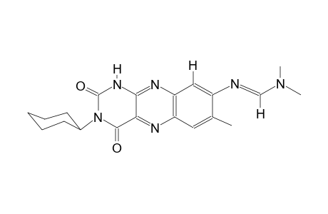 N'-(3-cyclohexyl-7-methyl-2,4-dioxo-1,2,3,4-tetrahydrobenzo[g]pteridin-8-yl)-N,N-dimethylimidoformamide