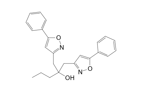 1-(5-phenyl-1,2-oxazol-3-yl)-2-[(5-phenyl-1,2-oxazol-3-yl)methyl]pentan-2-ol
