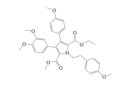 Methyl 5-Ethoxycarbonyl-3-(3,4-dimethoxyphenyl)-4-(4-methoxyphenyl)-1-[2-(4-methoxyphenyl)ethyl]-1H-pyrrole-2-carboxylate