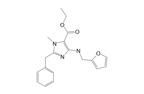 ETHYL-2-BENZYL-4-FURFURYLAMINO-1-METHYL-IMIDAZOLE-5-CARBOXYLATE