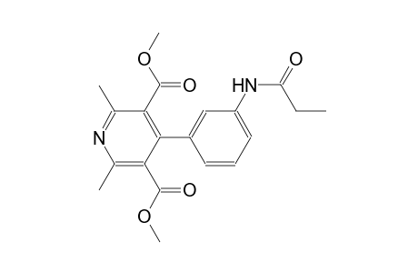 3,5-pyridinedicarboxylic acid, 2,6-dimethyl-4-[3-[(1-oxopropyl)amino]phenyl]-, dimethyl ester