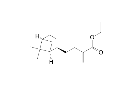 (-)-(1S,2S)-6,6-Dimethyl-2-(3-carbethoxy-3-butenyl)bicyclo[3.1.1]heptane