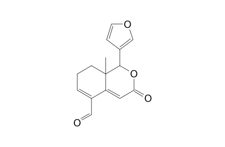 1-(Furan-3-yl)-5-formyl-8a-methyl-8,8a-dihydro-1H-isochromen-3(7H)-one