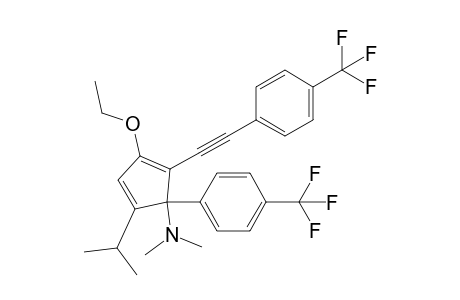 3-Ethoxy-5-isopropyl-N,N-dimethyl-1-[4-(trifluoromethyl)phenyl]-2-[2-[4-(trifluoromethyl)phenyl]ethynyl]cyclopenta-2,4-dien-1-amine