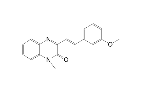 2(1H)-quinoxalinone, 3-[(E)-2-(3-methoxyphenyl)ethenyl]-1-methyl-