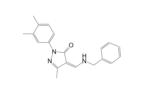 3H-pyrazol-3-one, 2-(3,4-dimethylphenyl)-2,4-dihydro-5-methyl-4-[[(phenylmethyl)amino]methylene]-, (4Z)-