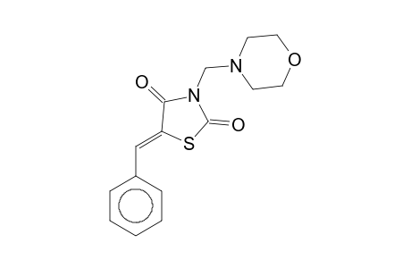 (5E)-5-Benzylidene-3-(4-morpholinylmethyl)-1,3-thiazolidine-2,4-dione