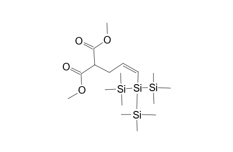 (Z)-Dimethyl 2-[3-[tris(trimethylsilyl)silyl-2-propenyl]malonate