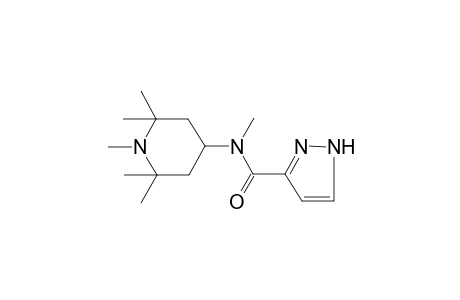 1H-Pyrazole-3-carboxylic acid (methyl)(1,2,2,6,6-pentamethylpiperidin-4-yl)amide
