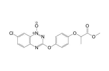 Propanoic acid, 2-[4-[(7-chloro-1,2,4-benzotriazin-3-yl)oxy]phenoxy]-, methyl ester, N-oxide