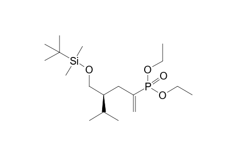 ((S)-2-isopropyl-4-(diethylphosphonate)pent-4-enyloxy)(tert-butyl)dimethylsilane