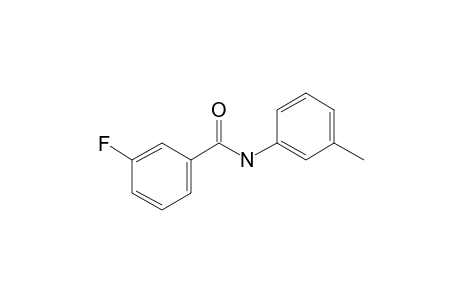 Benzamide, N-(3-methylphenyl)-3-fluoro-