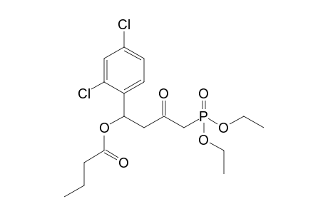 Diethyl 4-butyryloxy-2-oxo-4-(2,4-dichlorophenyl)butylphosphonate