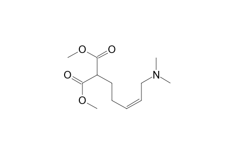 Dimethyl ester of (Z)-[5-(dimethylamino)-3-pentenyl]propanedioic acid