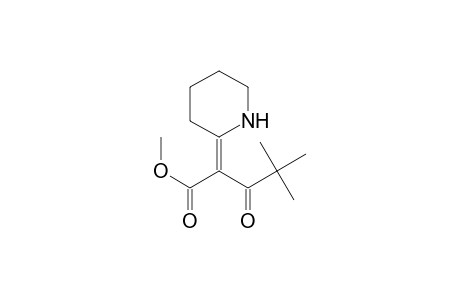 Pentanoic acid, 4,4-dimethyl-3-oxo-2-(2-piperidinylidene)-, methyl ester