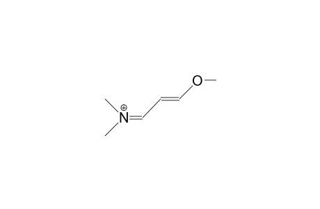 1-Dimethylamino-3-methoxy-1-propen-3-yl cation