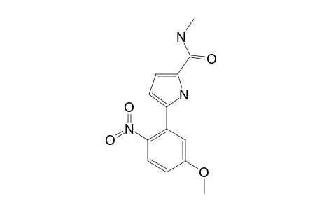 5-(5-METHOXY-2-NITROPHENYL)-1H-PYRROLE-2-N-METHYL-CARBOXAMIDE