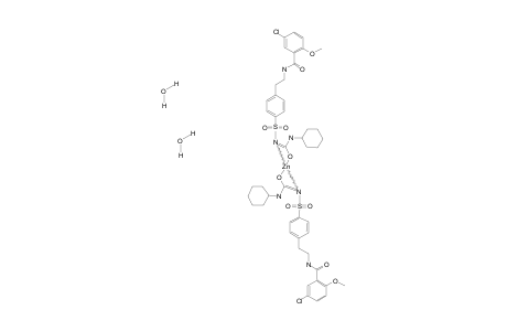 ZINC(II)-GLIBENCLAMIDE-COMPLEX;[ZN(II)(GBA)2].2H2O