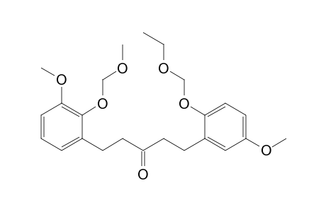 1-[2-(Ethoxymethoxy)-5-methoxyphenyl]-5-[3-methoxy-2-(methoxymethoxy)phenyl]pentan-3-one