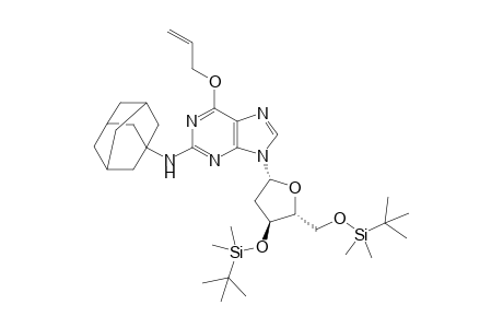 2-N-(1-Adamantyl)-6-O-allyl-3',5'-bis-O-(tert-butyldimethylsilyl)-2'-deoxxyguanosine