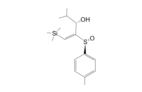 (E,3S)-4-methyl-2-[(S)-(4-methylphenyl)sulfinyl]-1-trimethylsilyl-1-penten-3-ol