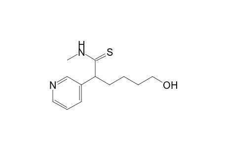 6-Hydroxy-N-methyl-2-(3-pyridinyl)hexanethioamide
