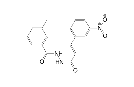 2-propenoic acid, 3-(3-nitrophenyl)-, 2-(3-methylbenzoyl)hydrazide, (2E)-
