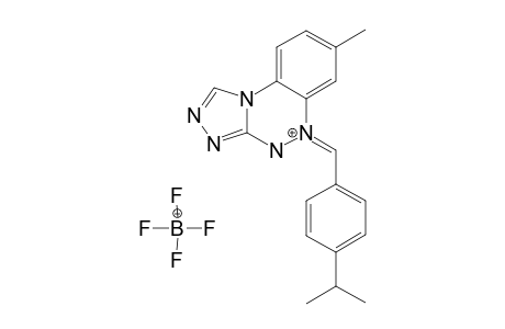 (5Z)-5-(4-ISOPROPYLBENZYLIDENE)-7-METHYL-4,5-DIHYDRO-[1,2,4]-TRIAZOLO-[3,4-C]-[1,2,4]-BENZOTRIAZIN-5-IUM-TETRAFLUOROBORATE