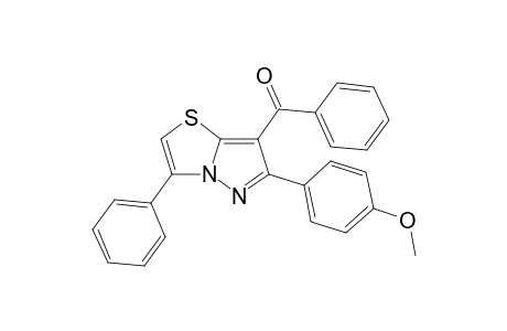 7-Benzoyl-6-(4-methoxyphenyl)-3-phenylpyrazolo[5,1-b]hiazole