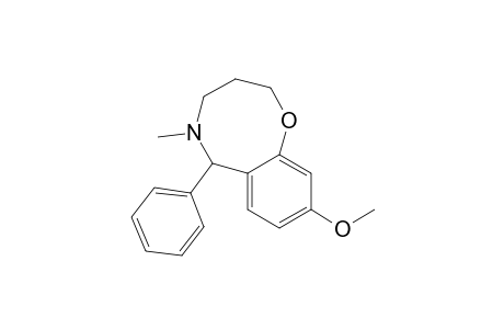 2H-1,5-Benzoxazocine, 3,4,5,6-tetrahydro-9-methoxy-5-methyl-6-phenyl-