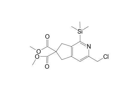 Dimethyl 5-(chloromethyl)-7-(trimethylsilyl)cyclopenta[c]pyridine-2,2-dicarboxylate