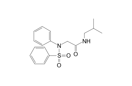 Acetamide, 2-(phenyl)(phenylsulfonyl)amino-N-isobutyl-