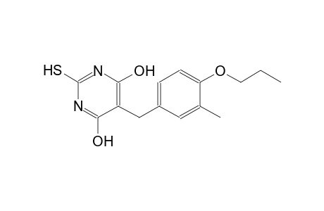 5-(3-methyl-4-propoxybenzyl)-2-sulfanyl-4,6-pyrimidinediol