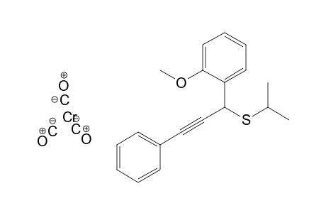 Tricarbonyl-{1-[1'-(isopropylthio)-3'-phenylpropargyl]-2-methoxyphenyl}-chromium