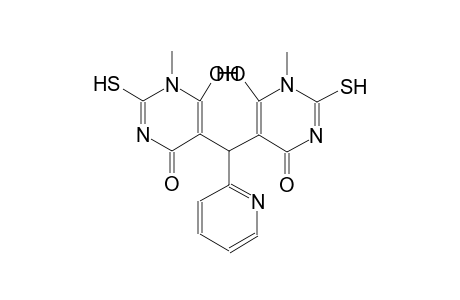 6-hydroxy-5-[(6-hydroxy-1-methyl-4-oxo-2-sulfanyl-1,4-dihydro-5-pyrimidinyl)(2-pyridinyl)methyl]-1-methyl-2-sulfanyl-4(1H)-pyrimidinone