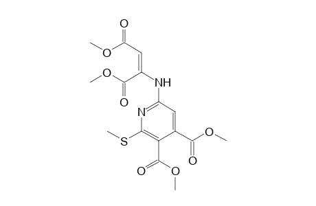 6-[[(E)-1,4-dimethoxy-1,4-dioxobut-2-en-2-yl]amino]-2-(methylthio)pyridine-3,4-dicarboxylic acid dimethyl ester