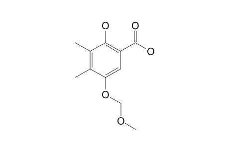 2-hydroxy-5-(methoxymethoxy)-3,4-dimethylbenzoic acid