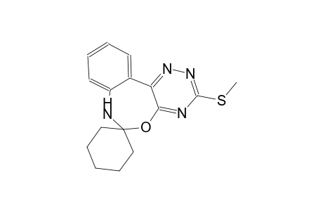 3-(methylthio)-7H-spiro[benzo[d][1,2,4]triazino[6,5-f][1,3]oxazepine-6,1'-cyclohexane]