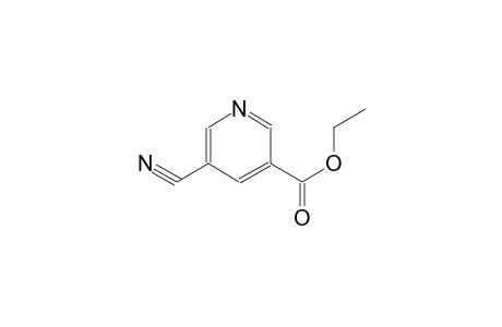 3-pyridinecarboxylic acid, 5-cyano-, ethyl ester