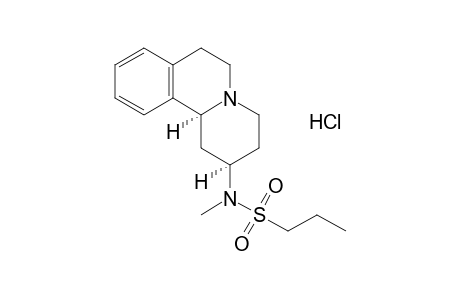N-(1,3,4,6,7,11b α-Hexahydro-2H-benzo[a]quinolizin-2 β-yl)-N-methyl-1-propanesulfonamide, monohydrochloride