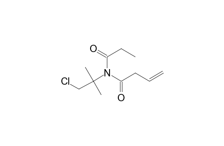 N-(1-Chloro-2-methylpropan-2-yl)-N-propionylbut-3-enamide