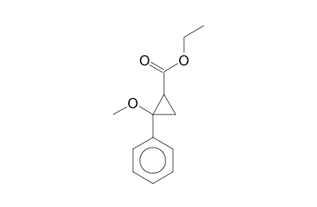 2-Methoxy-2-phenyl-1-cyclopropanecarboxylic acid ethyl ester