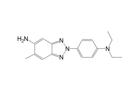 N-[4-(5-amino-6-methyl-2H-1,2,3-benzotriazol-2-yl)phenyl]-N,N-diethylamine