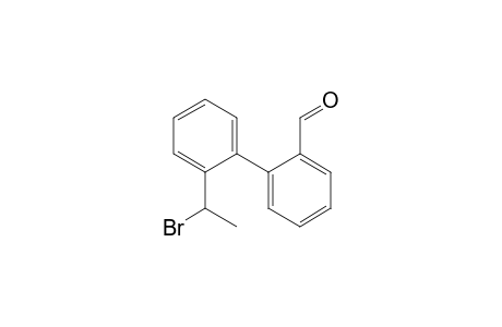 [1,1'-Biphenyl]-2-carboxaldehyde, 2'-(1-bromoethyl)-, (.+-.)-