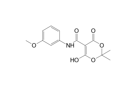 2,2-dimethyl-6-hydroxy-4-oxo-m-dioxin-5-carbox-m-anisidide